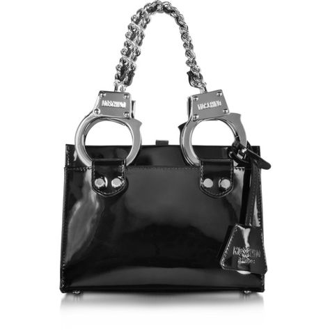 Moschino Bag, Moschino Bags, Handbags Black, Patent Leather Handbags, Ropa Diy, Pretty Bags, 여자 패션, Coach Swagger Bag, Dark Fashion