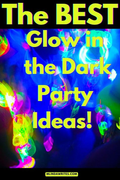 Are you on the hunt for some exciting activities for summer nights?   Whether it's fun neon party ideas, cool DIY crafts, or other creative ventures, this post has it all!   You'll find glow-in-the-dark slime and even a unique creation I made using glowsticks.   Keep reading for more awesome neon ideas to make your summer nights absolutely unforgettable!  Learn about a cool new way to enjoy a water sensory bin at night for older kids! Glow In The Dark Bounce House, Glow In The Dark Scavenger Hunt, Diy Glow In The Dark Party, Glow In The Dark Party Ideas For Adults, Glow In The Dark Party Ideas, Glow In The Dark Room, Water Sensory Bin, Glow Party Ideas, Neon Party Ideas