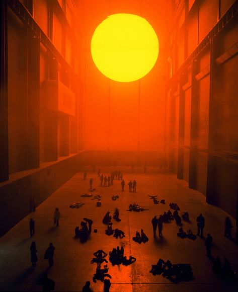 The Weather Project, Turbine Hall, Studio Olafur Eliasson, Experiential Art, Icelandic Artists, The Tate Modern, Weather Projects, Light Art Installation, Olafur Eliasson