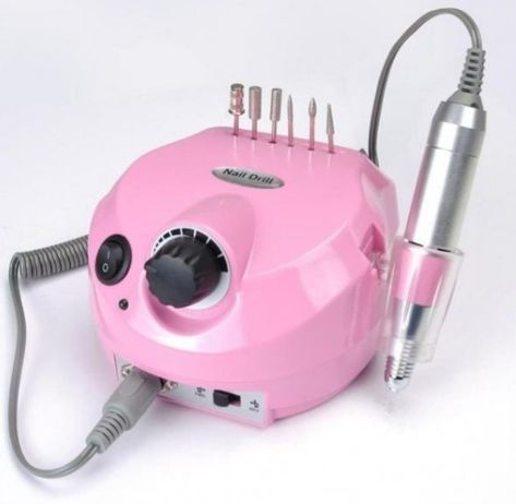 Pink Nail Salon, Acrylic Nail Drill, Nail File Machine, Electric Nail File, Nail Drill Machine, Pedicure Kit, Diy Nail Art, Manicure Y Pedicure, روتين العناية بالبشر�ة