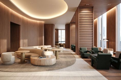 Lounge Interiors, Lobby Lounge, Hotel Lounge, Faux Plafond, Lobby Interior, Frank Gehry, Lobby Design, Lounge Design, Installation Design