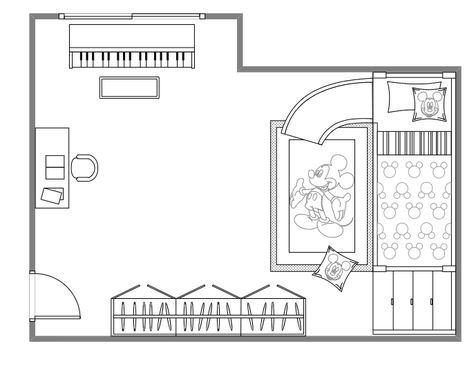 Children Bedroom Floor Plan | EdrawMax Free Editable Printable Kids Bedroom Flooring, Bedroom Plan, Bedroom Furniture Layout, Kids Interior Design, Interior Design Software, Children Bedroom, Kids Bedroom Design, Silky Terrier, Bedroom Floor Plans