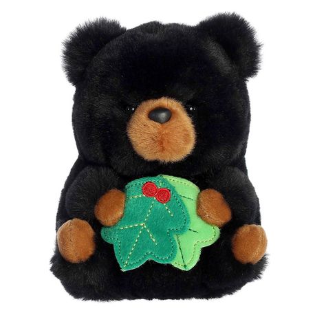 Baby Black Bear, Holiday Toys, Bear Stuffed Animal, Winter Fun, Green And Red, Bear Plush, Plush Animals, Joy And Happiness, Black Bear