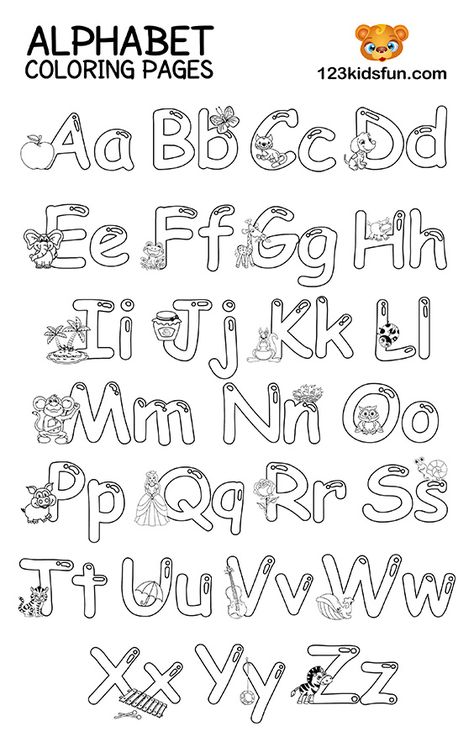 Alphabet Coloring Pages A-Z. If you are a parent who wants your child to learn the alphabet, you can take a look at these worksheets. These Free Printable Alphabet Coloring Pages for kids have specifically been designed to provide a true learning experience. Hence, any parent who goes ahead with homeschooling will be able to take a look at it. They are ideal for preschool, school and kindergarten as well. #alphabet #homeschooling #coloring Coloring Worksheets For Kindergarten, Letter A Coloring Pages, Coloring Letters, Kindergarten Coloring Pages, Coloring Worksheets, Alphabet Kindergarten, Abc Coloring Pages, Alphabet Pictures, Preschool Coloring Pages