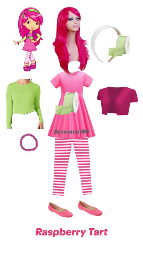 Strawberry shortcake, raspberry tart costume Raspberry Tart, Raspberry Tarts, Custom Costumes, Cosplay Tips, The Thing Is, The Things, Dress To Impress, Tart, Raspberry