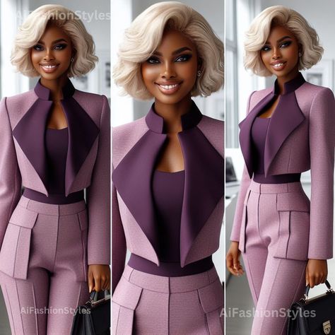 Tag a #fashionista who love#workwearstyles. Follow @aifashionstyles for more Fashionable Blazers For Women, Female Corporate Attire, Executive Wear, Female Suits, Modest Dresses Fashion, Corporate Dress, Chic Dress Classy, Dinner Dress Classy, Corporate Attire