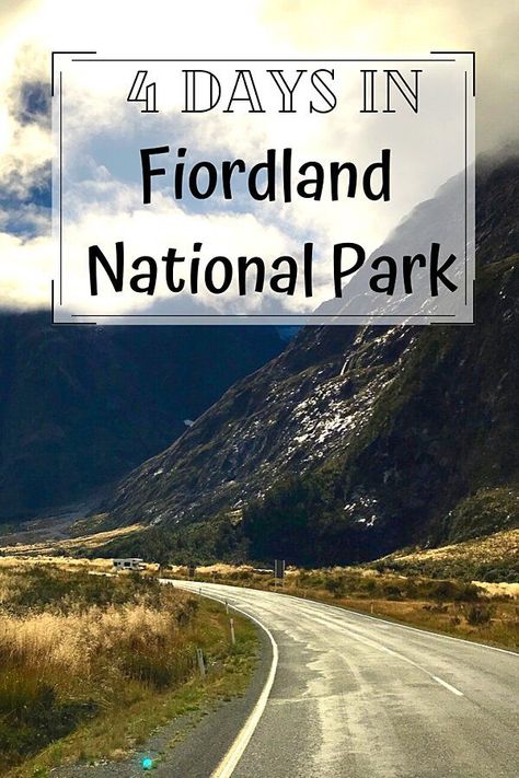 An epic 4-Day Fiordland National Park itinerary starting at Lake Manapouri and taking you through all the best hikes and sites in the park. The iconic Milford Sound might be the centerpiece of the park, but there is so much more on offer in Southland, NZ. | New Zealand National Parks | hiking | adventure travel | New Zealand itineraries | things to do in Fiordland National Park | best hikes in Fiordland | what to do in Te Anau Hiking New Zealand, Fiordland National Park, Travel New Zealand, Te Anau, New Zealand Beach, New Zealand Itinerary, National Park Itinerary, New Zealand Adventure, Australia Backpacking