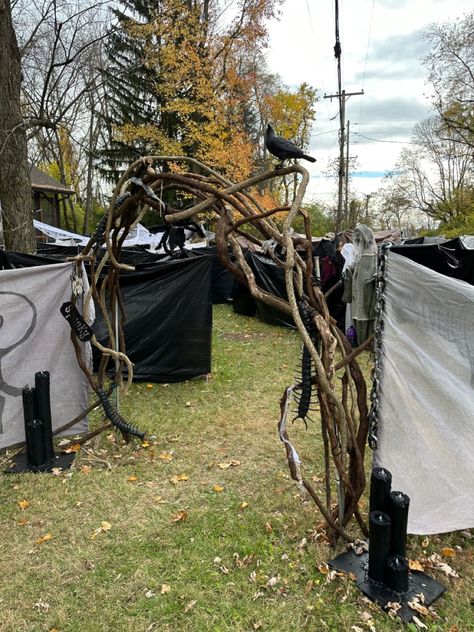 Halloween Gate, Halloween Maze, Haunted Houses, Halloween Haunted Houses, Halloween 2024, Halloween Haunt, Haunted House, Holiday Fun, Ladder Decor