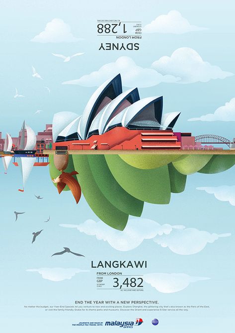 Credit: Kelvin Teow and Jamie Toh Cool Poster Designs, Illustration Design Graphique, Graphisches Design, Malaysia Airlines, Poster Design Inspiration, Creative Poster Design, Beautiful Posters, Creative Posters, Illustrations And Posters