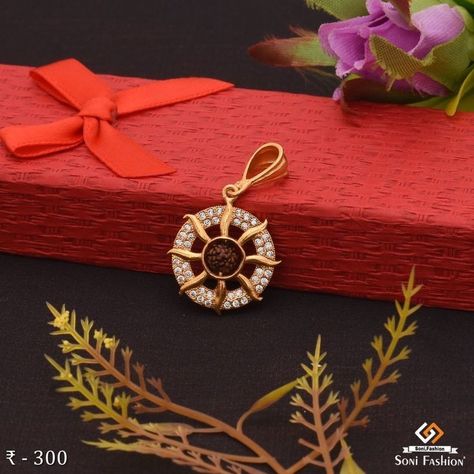 Sun Locket Gold For Men, Rudraksha Pendent For Men, Diamond Pendent For Men, Men's Pendent Gold, Gold Pandal For Men, Rudraksha Locket For Men, Gold Chain Pendant Designs Men, Sun Locket Pendants Gold, Rudraksh Pendant For Men