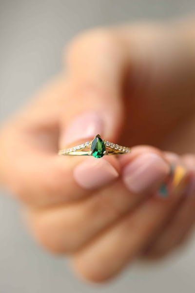 Gold Emerald Ring Solid 14k Real Gold Green Gemstone Ring, Emerald Engagement Ring . . . #goldring #emeraldring #engagementring #proposalring #weddingring #anniversarygiftideas #ring #giftforher Emerald Engagement Ring Minimalist, Emerald Engagement Ring Green Simple, Gold Engagement Ring Emerald Stone, Vintage Gold Emerald Ring, Emerald Ring Dainty, Minimalist Emerald Engagement Ring, Dainty Emerald Engagement Ring, Emerald Engagement Ring Dainty, Emerald Square Ring