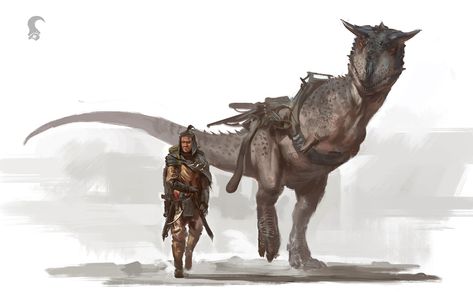 ArtStation - Dude and Horniboii, Raph Lomotan Dinosaur Sketch, Dinosaur Illustration, Jurassic World Dinosaurs, Ark Survival Evolved, Ancient Animals, Extinct Animals, Dinosaur Art, Fantasy Creatures Art, Prehistoric Creatures