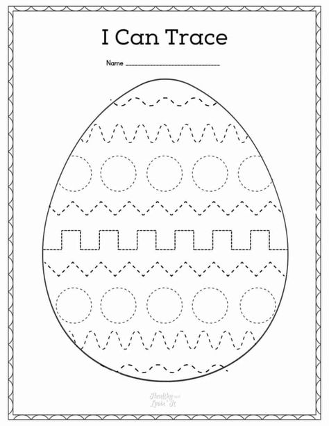 Easter Tracing, Pre Writing Worksheets, Fun Preschool Worksheets, Pre Writing Skills, Easter Activities For Preschool, Easter Writing, Easter Kindergarten, Tracing Worksheets Free, Easter Worksheets