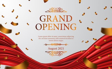 Grand Opening Banner Design, Grand Opening Background, Poster Spa, Grand Opening Banner, Spin Wheel, Parrot Wallpaper, Photoshop Tutorial Typography, Adobe Illustrator Graphic Design, Happy Birthday Posters