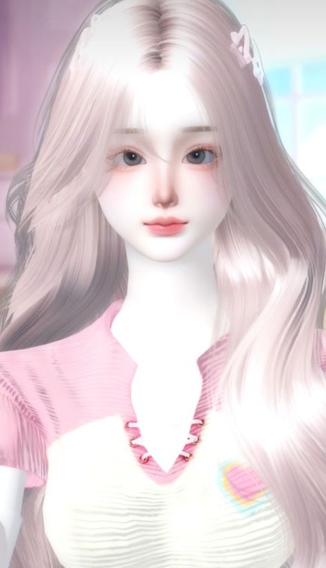 Zepeto Looks Ideas, Wallpaper Iphone Disney, Mind Body And Soul, Body And Soul, Pretty Face, Mind Body, Soft Pink, Avatar, Anime Art