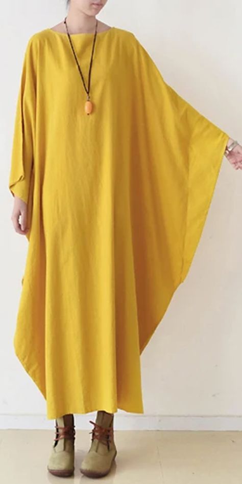 Cotton On Outfits, Dress Plus Size Casual, Loose Dress Outfit, Sweater Dress Pattern, Fall Outfits Women 30s, Linen Gown, New Long Dress, Spring Fashion Dresses, Maxi Dress Plus Size