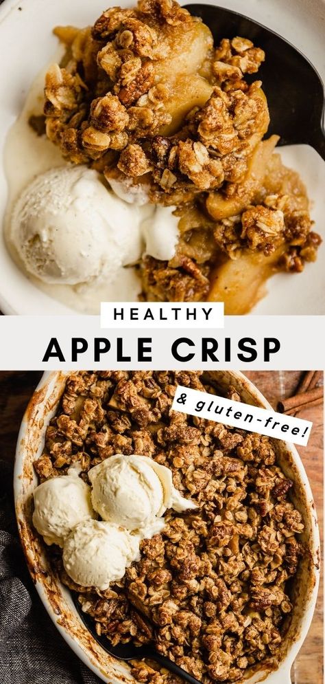 Dairy Free Apple Crisp, Apple Crisp Gluten Free, Granny Smith Apples Recipes, Healthy Apple Crisp Recipe, Sugar Free Apple Crisp, Gluten Free Apple Crisp Recipe, Apple Empanadas, Paleo Apple Crisp, Apple Crisp No Oats