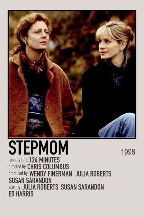 Stepmom Stepmom 1998 Movie Poster, Julia Roberts Movies List, Stepmom Film, Stepmom Movie, Julia Roberts Movies, Comfort Films, The Fall Movie, My Stepmom, Film Journal