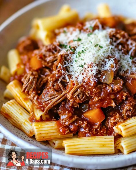 Potato Gratin Shredded Beef Ragu, Family Dinners Easy, Shredded Beef Stew, Beef Ragu Recipe, Dinners Easy, Beef Ragu, Slow Cooker Stew, Slow Cooker Beef Stew, Potato Gratin