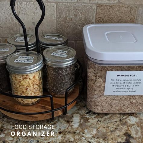 Oatmeal Station, Dehydrated Apples, Breakfast Station, Dehydrated Onions, Apple Oatmeal, Hotel Breakfast, Food Storage Organization, Vital Wheat Gluten, Food Stations