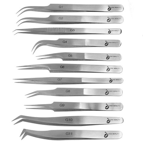 Lash Extension Tweezers, Esthetics Business, Lash Therapy, Lash Extension Supplies, Eyelash Technician, Esthetician Room, Lash Extensions Styles, Eyelash Extensions Styles, Eyelash Extension Supplies