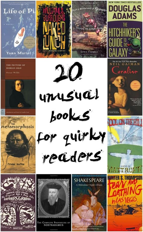 Quirky Bohemian Mama: 20 Unusual Books for Quirky Readers Strange Books, Weird Books, Unusual Books, Bizarre Books, Bohemian Mama, Books On Amazon, Non Fiction Books, Illustrator Design, Reading Rainbow