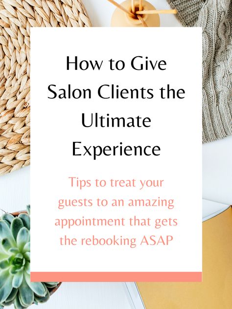 Salon Suite Business Ideas, Salon Guest Experience Ideas, Hair Client Gifts, Mothers Day Hair Salon Specials, Hair Salon Event Ideas, Hairdressing Teaching Ideas, Snacks For Salon Clients, Salon Add On Services, Salon Experience Ideas