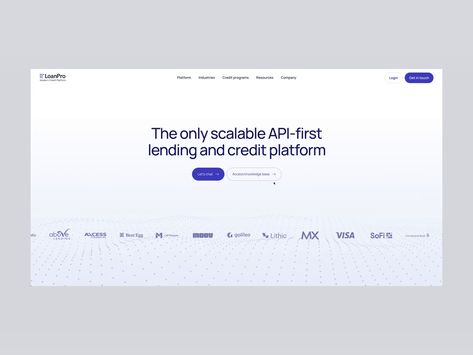 LoanPro Website Development Landing Page Animation, Vr Design, Ux Design Trends, Wireframe Design, Ui Animation, Ui Design Website, Core Training, User Interface Design, Wireframe