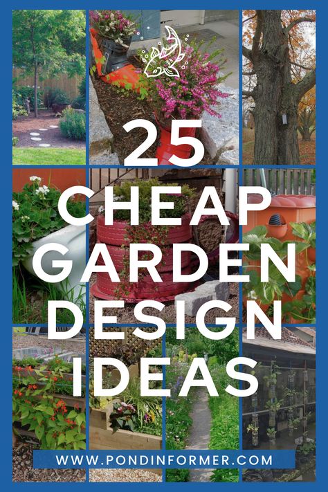 Garden Diy Ideas On A Budget, Gardens On A Budget, Small Garden Design Ideas Budget Simple Backyard Landscaping, Low Budget Garden Ideas, Cheap Walkway Ideas Diy, Cheap Backyard Makeover, Cheap Garden Ideas, Ideas For Yard, Garden Ideas Budget Backyard