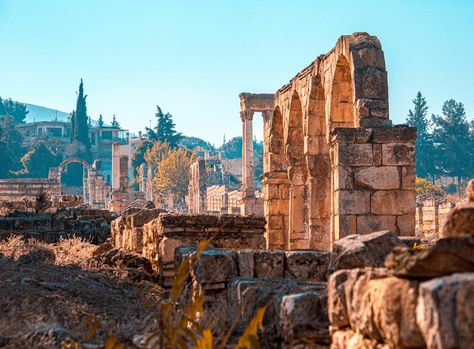 500+ Beautiful Middle East Photos · Pexels · Free Stock Photos Lebanon Travel, Olympia Greece, Places In Greece, Temple Ruins, Visiting Greece, Ancient Temples, Sports Travel, Historical Architecture, Travel Insurance