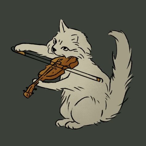 Violin Drawing, Violin Art, Violin Design, Easy Photography Ideas, Arte Peculiar, Paws And Claws, Cat Icon, Cool Sketches, Flash Art