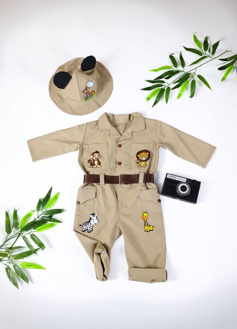 Safari Outfit, Safari Outfits, Outfit For Kids, Easter Theme, Baby 1st Birthday, Theme Halloween, Halloween Outfit, Wild One, Birthday Outfit