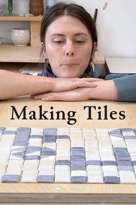 Finally finishing my epic tile project! In this video, I show you how to make handmade tiles with slab building, how I glaze tiles, and how I made my tile mosaic. Let me know what you think! Hand Painted Tiles Kitchen, Diy Mosaic Tiles, Tile Art Projects, Diy Tiles, Mosaic Tutorial, How To Make Ceramic, Tiles Diy, Ceramics Bowls Designs, Ceramic Tile Art