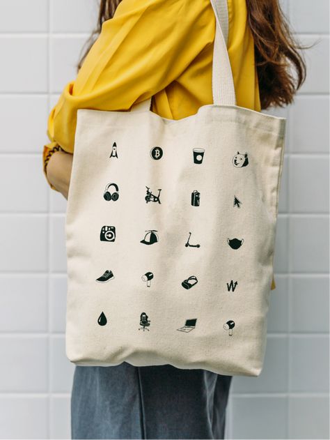 Cool Branded Merchandise Ideas, Music Festival Merchandise Design, Brand Merchandise Ideas, Cheap Graphic Design Tote Bags, Urban Style Fan Merchandise T-shirt, Affordable Graphic Design Tote Bag, Promotional Merchandise, Merchandise Ideas, Merch Ideas