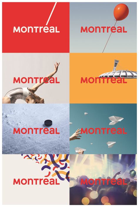 Brand New: New Logo and Identity for Tourisme Montréal by lg2boutique City Logos Branding, Tourism Design, Place Branding, Tourism Logo, Destination Branding, City Branding, Tourism Marketing, City Logo, Logo And Identity