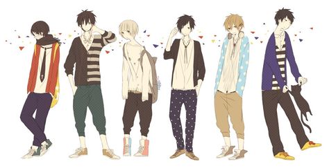 anime guy outfits Outfits Anime, Estilo Punk Rock, Character Design Cartoon, Anime Inspired Outfits, Anime Guys Shirtless, Estilo Punk, Cute Winter Outfits, Guy Drawing