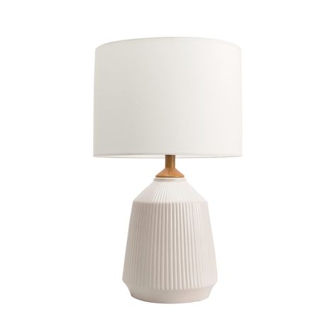 Neutral Lamps, Cream Table Lamps, Cream Table, Transitional Table Lamps, Incandescent Light Bulb, White Light Bulbs, Drum Lampshade, Light Bulb Types, Beautiful Lamp