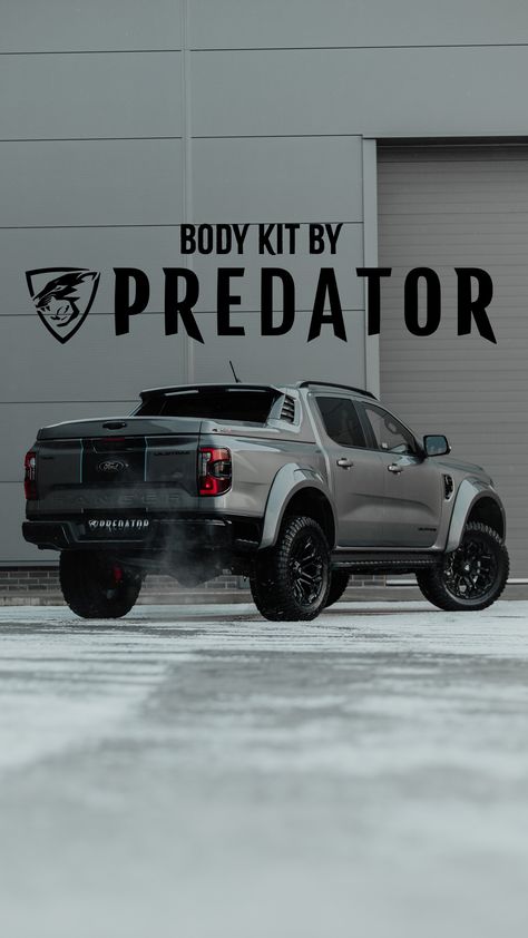 Ford Ranger 2023+ Body Kit by Predator Ford Ranger Ideas, Ford Ranger Wheels, Ford Ranger Supercab, Ford Ranger Lifted, Custom Ford Ranger, Ford Ranger Sport, Night Hawk, Ford Sport, Ford Ranger Wildtrak