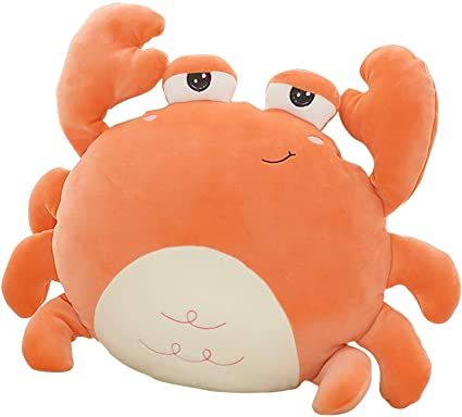 Amazon.com: Plush Pillow Crab Toy Stuffed Animal Cute Zoo Theme Doll Creative Adorable Gift Toy for Kids Girls Boys Bedroom Home Decoration Ornaments (Crab): Toys & Games Stuffed Crab, Crab Plush, Crab Cartoon, Crab Pillow, Crab Toy, Doll Pillow, Crab Decor, Cartoon Doll, Christmas Gifts Toys