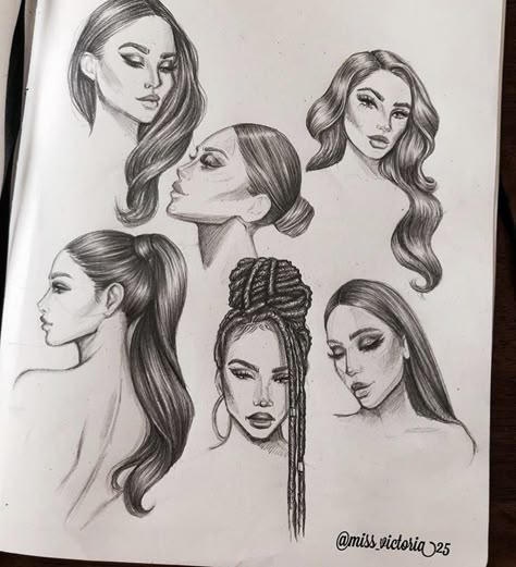 Front Hair Ideas, Fashion Illustration Collage, Pencil Sketch Images, Front Hair, Fashion Drawing Tutorial, Hair Sketch, Stay Consistent, Fashion Illustration Sketches, Your Hairstyle