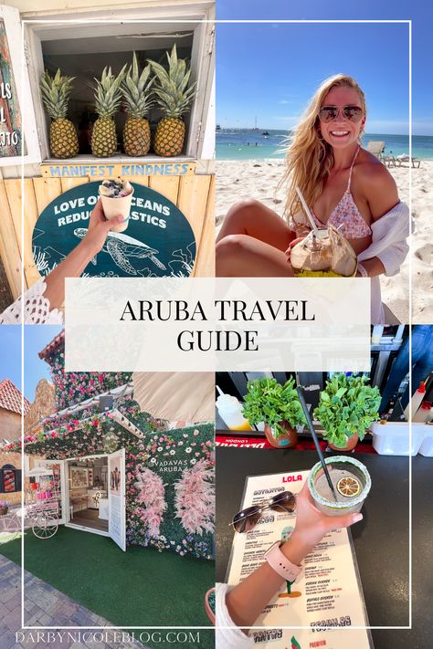 An all inclusive travel guide to Aruba! best places to visit in Aruba | aruba guide | travel to aruba Aruba Packing Checklist, Best Things To Do In Aruba, Aruba Honeymoon All Inclusive, Aruba Travel Guide, Divi Aruba All Inclusive, Aruba All Inclusive Resorts, What To Do In Aruba, Aruba Things To Do, Outfits For Aruba Vacation