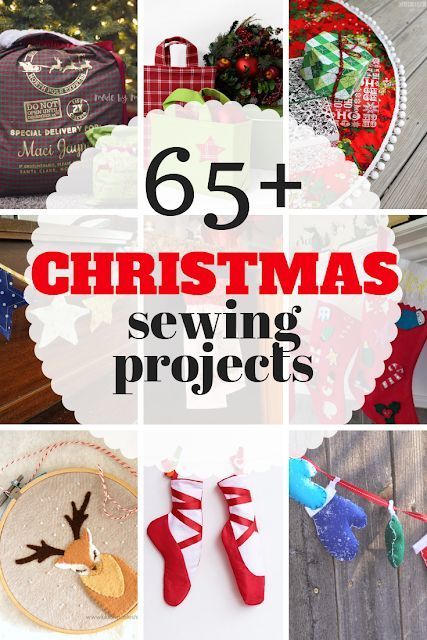 65+ Christmas Sewing Projects for decorating and gifts Christmas Pillows Diy, Christmas Sewing Projects, Sewing Projects Free, Beginner Sewing Projects Easy, Christmas Sewing, Sewing Projects For Beginners, Easy Sewing Projects, Sewing Gifts, Sewing For Beginners