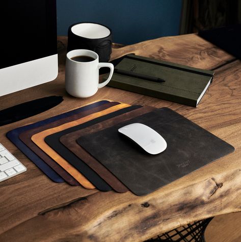 "Personalized Leather Mousepad,Father's days gift ,Office Desk Accessories, Custom Mouse Pad, Anniversary Gift, Gift For Dad, Gift for Him, Gift For Her ,Office Accessories... ► This leather mousepad will optimize your workspace with a touch of style... ► Add beautiful style to your office or home and choose from our rich leather colors and personalization options! ► Also, the feeling of slipperiness is very good when using the mouse on the leather desk mat. ► Also, this leather mouse pad is per Coworker Gifts, Leather Mouse, Leather Mouse Pad, Gift Luxury, Custom Mouse Pads, Leather Colors, Leather Desk, Desk Accessories Office, Iphone Leather Case