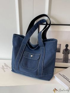 Canvas Handbags: 🛍️ Durable Canvas Handbags for Everyday Use! 👜✨ Tote Bag Diy Pattern, Diy Bags Jeans, Denim Bag Diy, Denim Bag Patterns, Handmade Fabric Bags, Plaid Tote Bag, My Style Bags, Diy Bag Designs, Denim Handbags