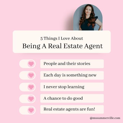 Pink Real Estate Aesthetic, Real Estate Marketing Strategy, My Dream Job, Good In The World, Learn New Things, Never Stop Learning, Future Career, Mortgage Loans, So Many People