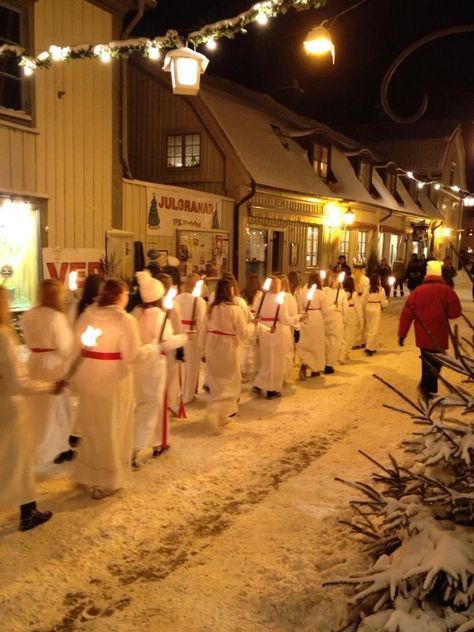 Best Christmas Destinations, Swedish Christmas Traditions, Sankta Lucia, Santa Lucia Day, St Lucia Day, Swedish Traditions, Norwegian Christmas, Christmas Destinations, Best Christmas Markets