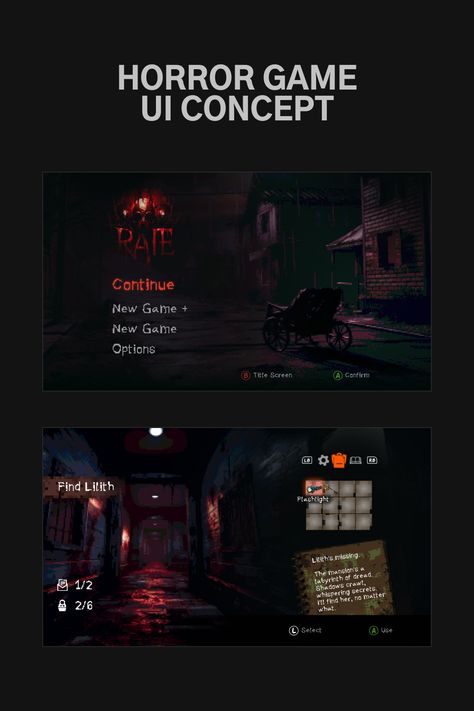 Horror Game Character Design, Horror Board Games, Horror Game Design, Horror Website Design, Horror Game Concept Art, Game Horor, Game Design Concept, Game Level Design, Creepy Games