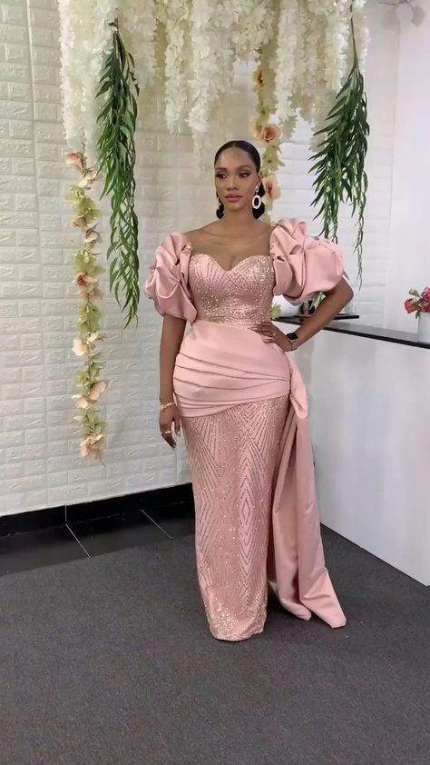 Pretty #weddingguest in 👗@mahaumes ❤️❤️ #tailorcatalogue #ankarastyle#tailorcatalogue #jumpsuitstyle #lacecollection #asoebistyles… | Instagram Lace Styles For Wedding, Nigerian Dress, Lagos Fashion, Nigerian Lace Styles Dress, Nigerian Lace Styles, African Lace Styles, Lace Gown Styles, Lace Dress Styles, Mermaid Evening Gown