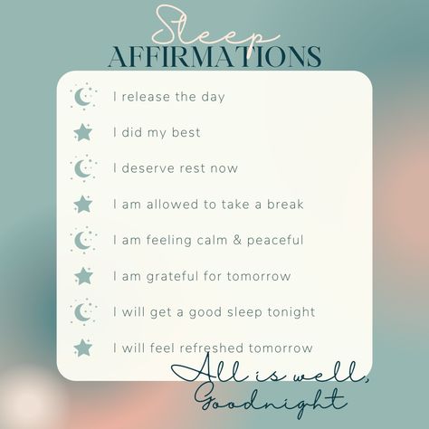 Finding the right sleep affirmations can be a great way to take back control of your own sleep. 🌙💤 Take a few moments before bed to remind yourself that you and your body deserve to rest.✨ ⁠ ⁠ Before Bed Affirmations, Sleep Affirmations, 5am Club, Get Better Sleep, Winter Arc, Sleep Tips, Restorative Sleep, Before Sleep, Before Bed