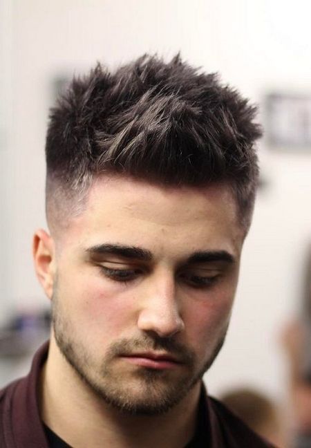 Retro Mens Hairstyles, Short Spiky Haircuts, Popular Mens Hairstyles, Short Spiky Hairstyles, Mens Toupee, Spiky Hair, Men Haircut Styles, Cool Hairstyles For Men, Corte De Cabelo Masculino